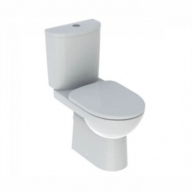 Унитаз-компакт напольный Geberit Selnova с крышкой и смывным бачком, белый (501.753.00.1)
