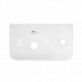 Раковина Qtap Tern 450х260х155 белая (QT17115117RWN)