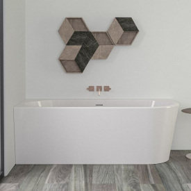 Ванна акриловая Knief Wall XS Corner Right, без г/м, щелевой слив, 165х75 см, белый глянцевый (0100255R/010009106S)