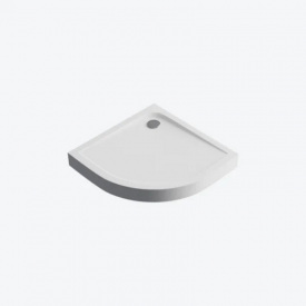 Душевой поддон Excellent Sense X 1000×1000 высокий полукруглый, белый