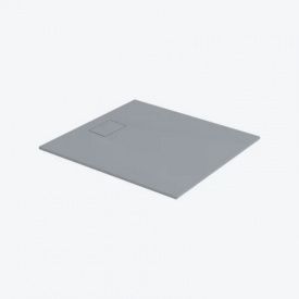 Душевой поддон Excellent Lavano 900×900 низкий квадратный, серый