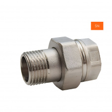 Сгон американка FADO FITT 1 1/4" ВН прямой, никелированная латунь