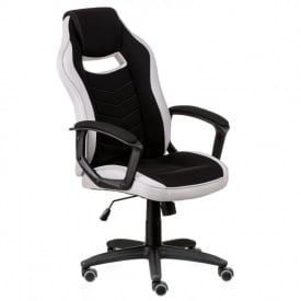 Комп'ютерне крісло Riko чорно-сіре