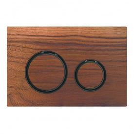 Клавиша смыва Geberit Sigma21, черный орех/черный хром (115.651.JX.1)