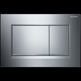 Клавиша смыва Geberit Sigma30, глянцевый хром/матовый хром (115.883.KH.1)