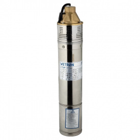 Насос погружной WETRON 0.75кВт H 58(34)м Q 45(20)л/мин Ø96мм 10м кабеля SKM вихревой (778331)