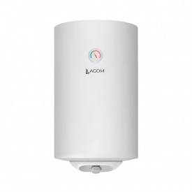 Бойлер Lagom 50 л вертикальный, сухой ТЭН 1,6кВт белый