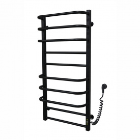 Полотенцесушитель KOSSER Нелио 1000х500/10 ЕR тайм. Нержавеющая сталь (черный)