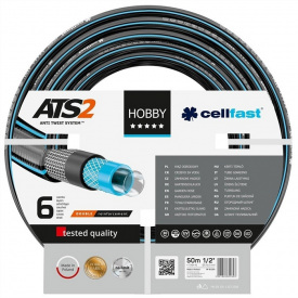 Cellfast Шланг садовый HOBBY ATS 1/2, 50м, 6 слоев, до 30 Бар, -20…+60°C