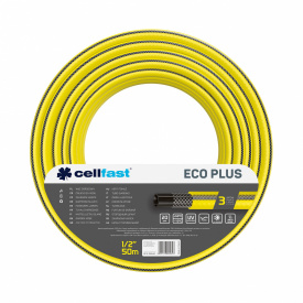 Cellfast Шланг садовый ECO PLUS 1/2 50м, 3 слоев, до 20 Бар, -10…+50°C
