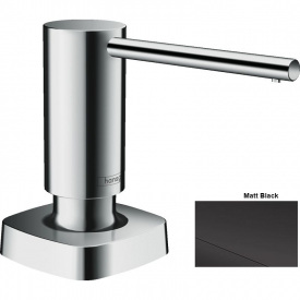 Дозатор кухонный для моющего Hansgrohe A71, 500 ml, Matt Black (40468670)