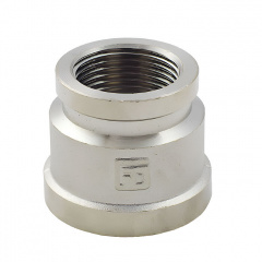 Муфта редукционная FADO 1/2"x3/8" ВВ никелированная латунь Мукачево
