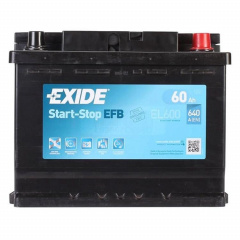 Аккумулятор автомобильный EXIDE START-STOP EFB 60A (EL600) Одесса