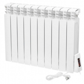 Электрический радиатор ERAFLYME ELITE 10R 580х850 1200Вт 24м2, белый (0,58м)