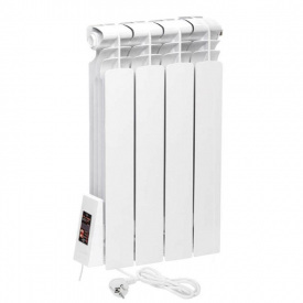 Электрический радиатор ERAFLYME ELITE 4L 580х370 490Вт 10м2, белый (0,58м)