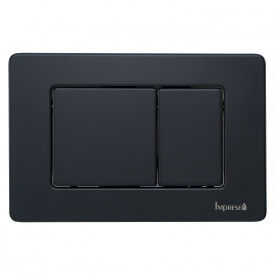 IMPRESE i7112, клавіша змиву, чорний матовий, нержавіюча сталь