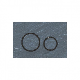 Клавиша смыва Geberit Sigma21, сланец Mustang/черный хром (115.651.JM.1)