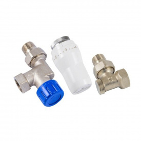 Комплект термостатический аксиальный GZ12"xGW1/2" с термоголовкой 600100062 (M30x1,5 мм) (602200084UA)