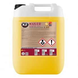 Антифриз K2 Kuler Long Life -35 °C G13 жовта 20 кг (W406Y)