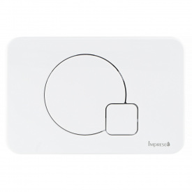 IMPRESE i7115, клавіша змиву, білий глянець, пластик