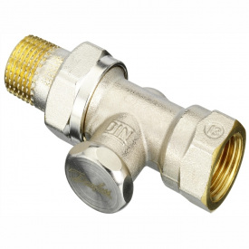 Danfoss Клапан RLV-S запорный, вх. 1/2 - вых. 1/2, прямой, никель