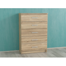 Комод на 5 ящиків Forte Hans 710x1060x350