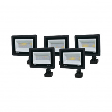 Комплект светодиодных прожекторов Lightwell 50W с датчиком движения 5 шт (LW-FL-B-50-S)