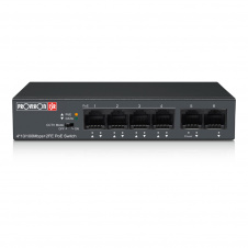 Некерований PoE-комутатор Provision ISR PoES-0460C+2I-V2 з 4 портами PoE