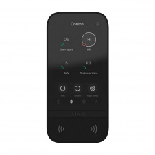 Фото - Клавіатура Ajax KeyPad TouchScreen black бездротова з сенсорним екраном Клавіатура Ajax KeyPad TouchScreen black бездротова з сенсорним екраном
