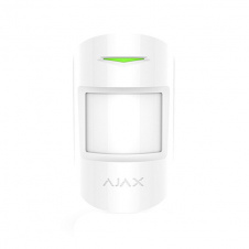 Бездротовий датчик руху Ajax MotionProtect Plus white EU з мікрохвильовим сенсором