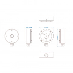 Коммутационный бокс Provision ISR PR-JB12IP66-G с влагозащитой 117.9 x 47 мм Львов