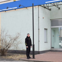Стовп парковий Lightwell 4 м чорний 277852 Буча