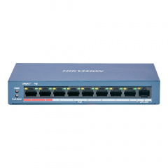 Неуправляемый PoE коммутатор Hikvision DS-3E0109P-E(C) с 8 портами PoE Львов