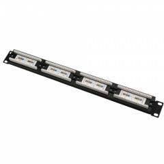 Патч-панель Hypernet 24 порти UTP кат. 5Е 19" PP-KUTP24-NM Суми