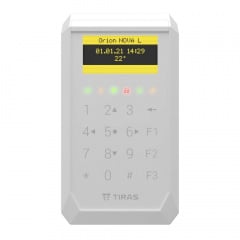 Сенсорна клавіатура Tiras Technologies K-PAD OLED+ (white) для керування охоронною системою Orion NOVA II Токмак