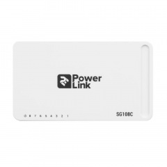 Сетевой коммутатор на 8 портов 10/100/1000 Мбит/с 2E PowerLink SG108C 8xGE неуправляемый Бердичів