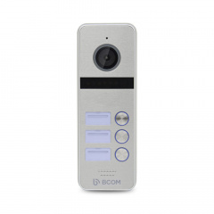 Відеопанель BCOM BT-403HD Silver на 3 абоненти Суми