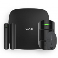 Комплект беспроводной сигнализации Ajax StarterKit 2 (8EU) black с поддержкой датчиков с фотофиксацией тревог Киев