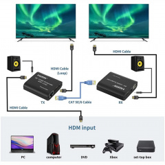 Активный приемник-передатчик HDMI по витой паре 80 м ATIS AL-331HD Чернигов