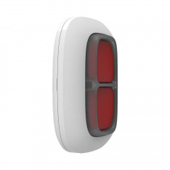 Беспроводная экстренная кнопка Ajax DoubleButton white с защитой от случайных нажатий Луцк