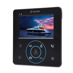 Комплект видеодомофона BCOM BD-480M Black Kit: видеодомофон 4" и видеопанель Киев