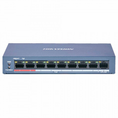 Неуправляемый PoE коммутатор Hikvision DS-3E0109P-E/M(B) с 8 портами PoE Киев
