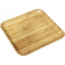 Блюдо бамбуковое квадратное 33*33 см Wilmax Bamboo WL-771026