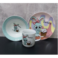 Дитячий набір столового посуду Limited Edition Sweet Bunny з 3 предметів (C523)
