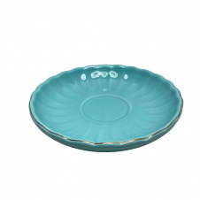 Блюдце порцелянове 15 см Stenson YG00932-B Blue