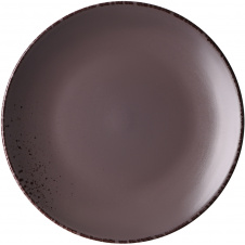 Тарелка десертная 26 см керамическая Ardesto Lucca Grey Brown AR2926GMC