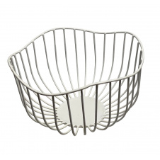 Кошик для фруктів DECOR Хвиля 25х24,5х13 см 1005 білий