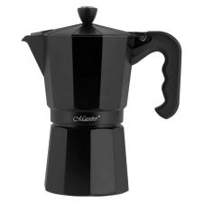 Гейзерная кофеварка алюминиевая 150 мл Maestro MR-1666-300-2 Black
