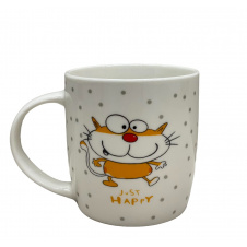 Чашка фарфоровая 360 мл JUST HAPPY Limited Edition MCO23-2