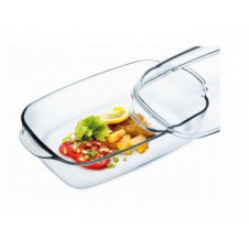 Гусятниця скляна 3.2 л прямокутна з кришкою 36,5 х 20,8 х 13,5 Simax Color 7356-7366 SIM